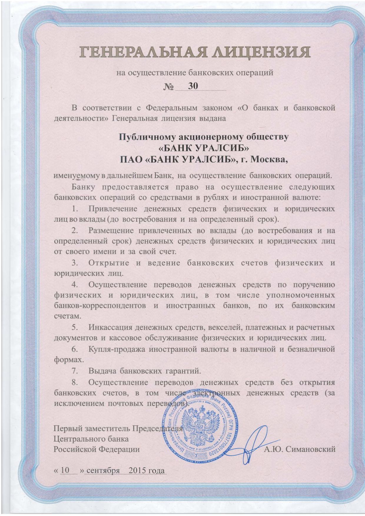 Фото лицензии